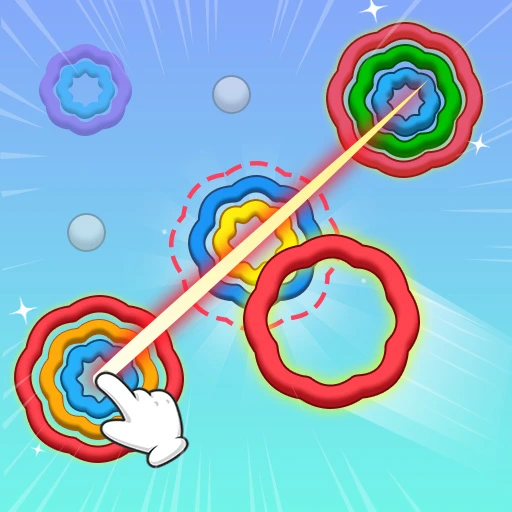 Color Ring Sorting Match - Juego de Ordenar Anillos